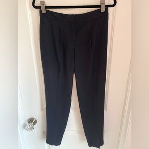 Trouvé Front Pleat Ankle Trouser Pants Black Size 4